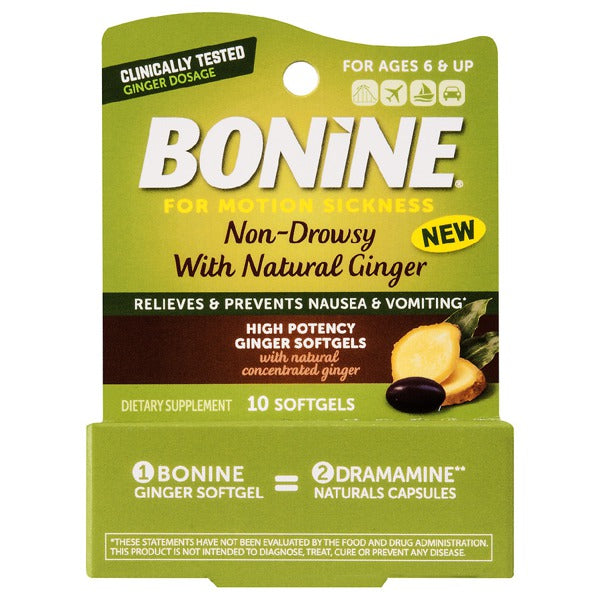 BONINE GINGER CAP 60CT
