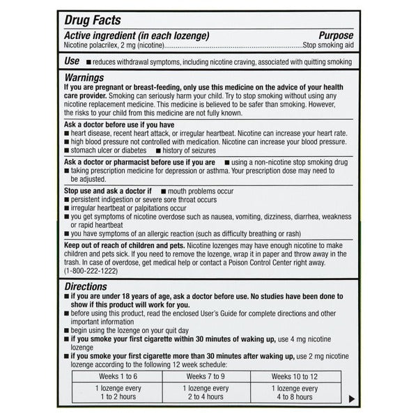 DR REDDYS NICOTINE LZ 2MG 72 MINT