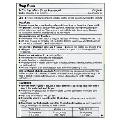 DR REDDYS NICOTINE LZ 2MG 72 MINT