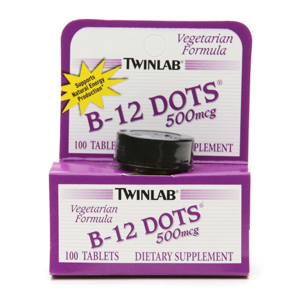 TWINLAB B-12 DOTS,500 MCG