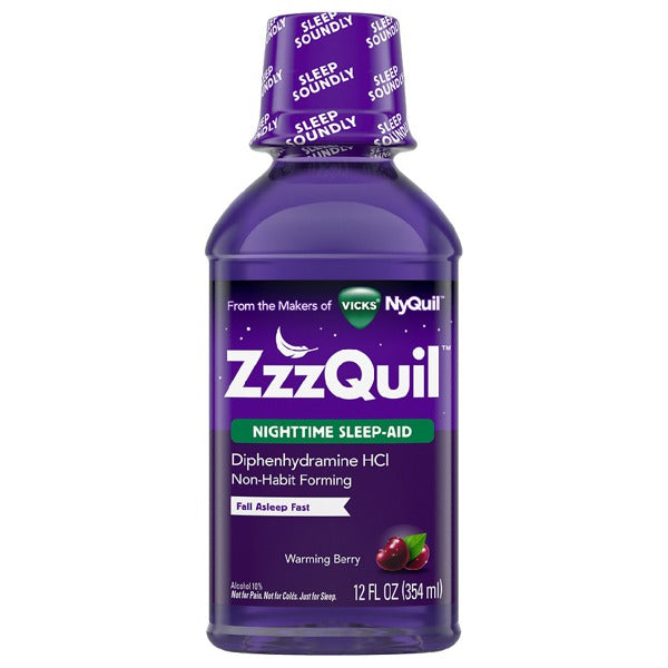 ZZZQUIL NIGHT SLEEPAID WARM BRY LIQ 6OZ