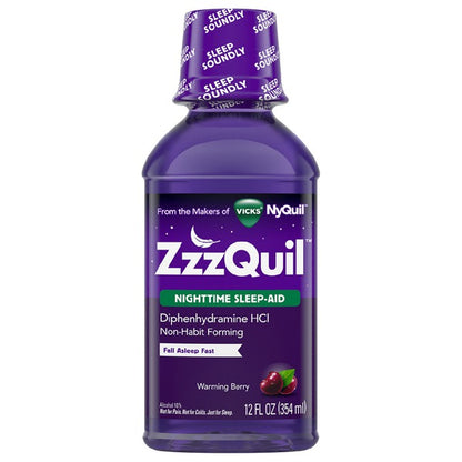 ZZZQUIL NIGHT SLEEPAID WARM BRY LIQ 6OZ