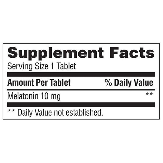 MELATONIN 10MG QUICK DISS TAB 120CT 21ST