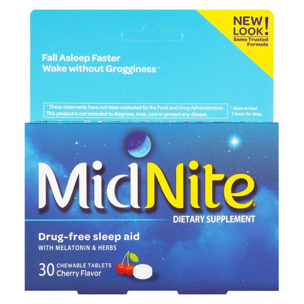 MIDNITE SLEEP CHEWTAB 30CT