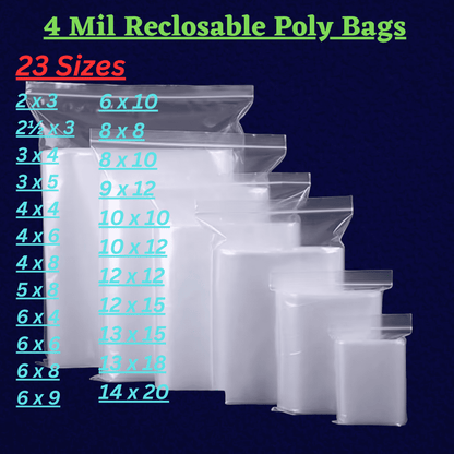 BAG ZIP BG 4M 2.5X3N 1000