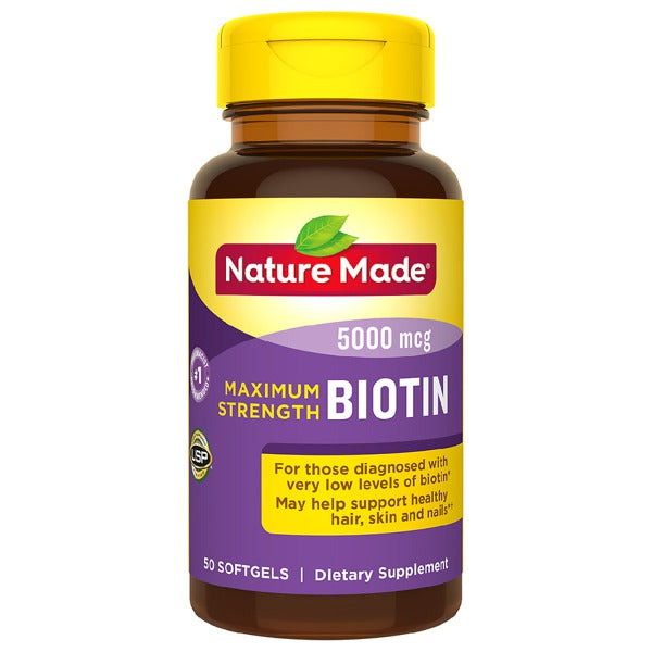 BIOTIN 5000MCG SOFTGELS   60CT