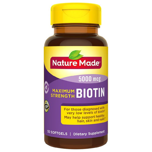 BIOTIN 5000MCG SOFTGELS   60CT