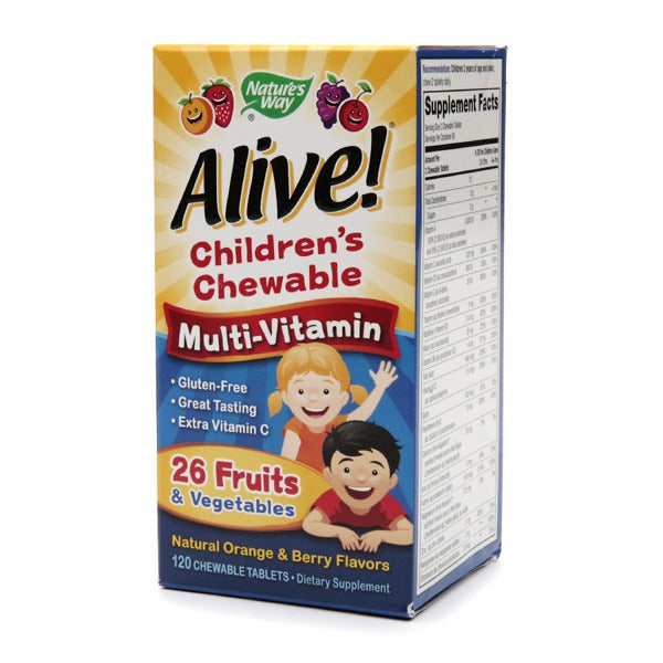 NATURE'S WAY ALIVE!MULTI-VIT,CHEW,KIDS