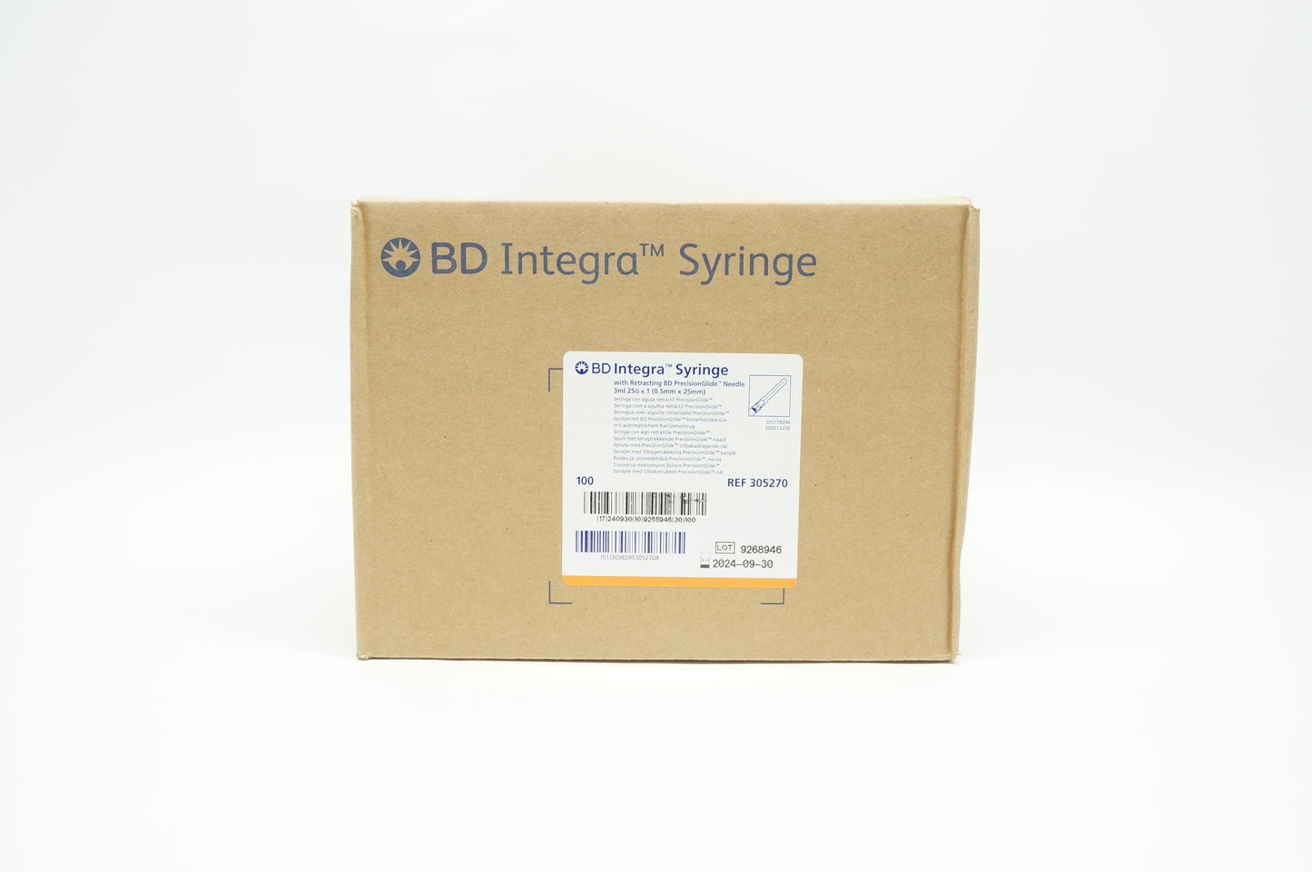 BD INTEG SY 25GX1N3ML 100 305270