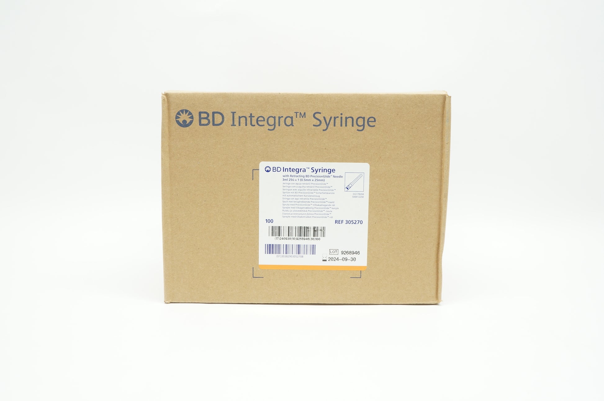 BD INTEG SY 25GX1N3ML 100 305270