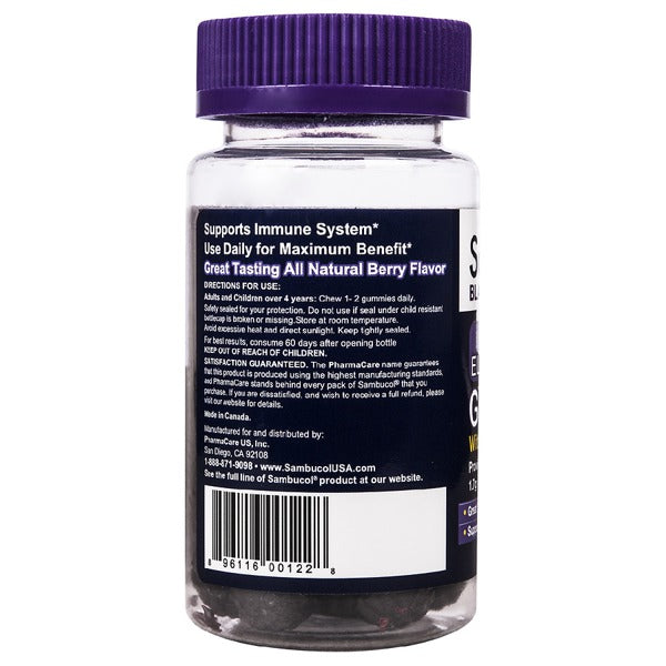 SAMBUCOL BLACK ELDERBERRY CHEW TAB 60CT
