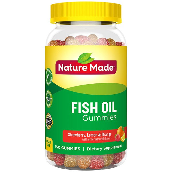 FISH OIL 222MG GUMMIE 90CT NAT MADE
