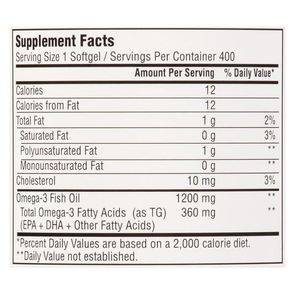 FISH OIL 1200 MG SGC 100