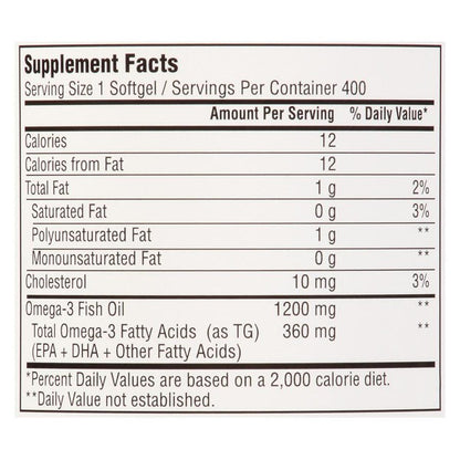 FISH OIL 1200 MG SGC 100