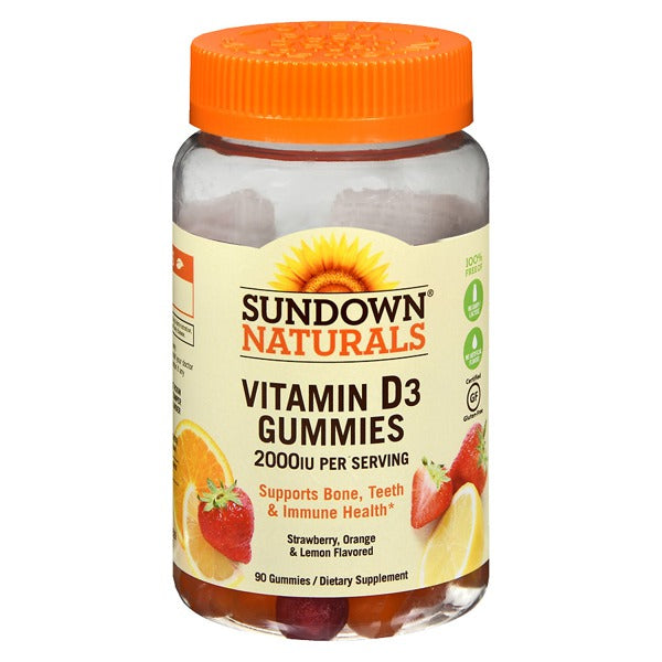 VIT D3 2000IU GUMMY 90CT SUNDOWN