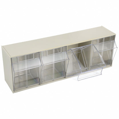 TIP OUT BIN 2.5"X 23-5/8"X 3-1/8" GY DS