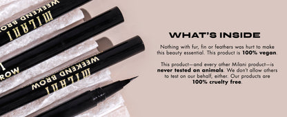 Milani Weekend Brow Eyebrow Tint Medium Brown