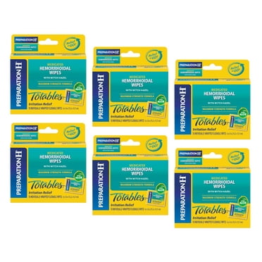 PREPARATION H WIPE PORTABLE 10CT
