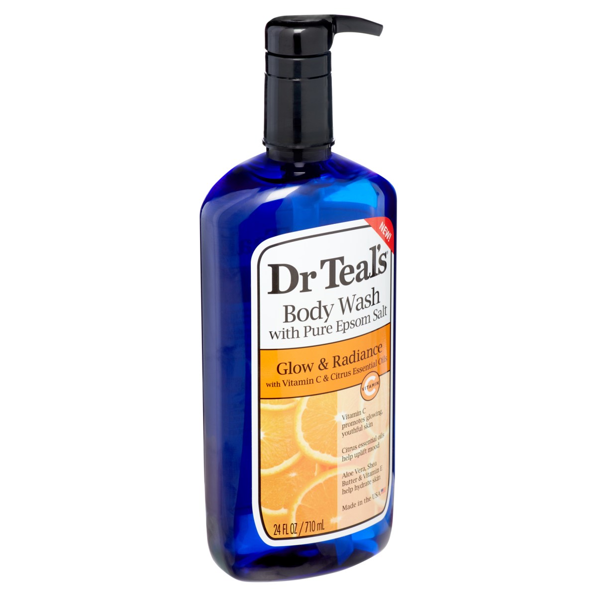 Dr Teals Body Wash Vitamin-C Glow & Radiance 24oz