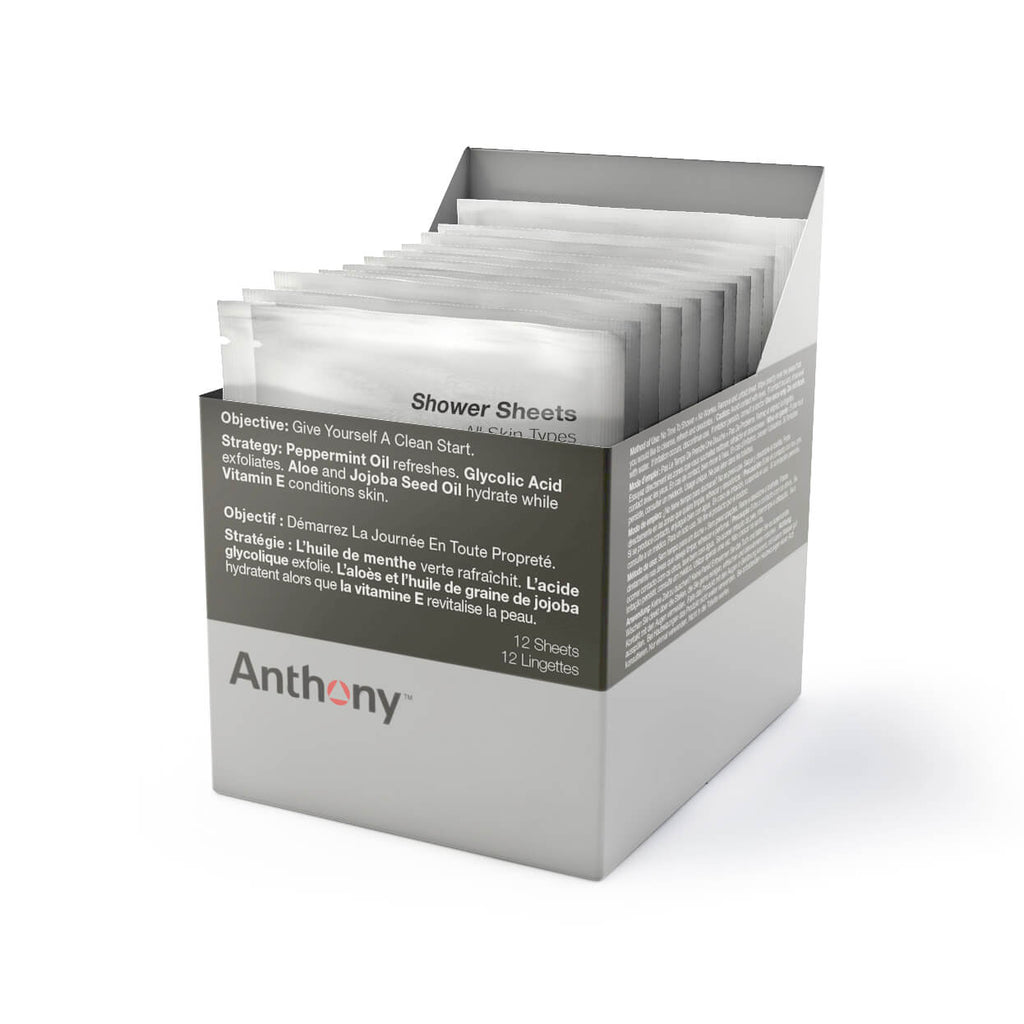 ANTHONY SHOWER SHEETS 12 SHEETS