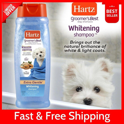 Hartz Groomer's Best Whitening Dog Shampoo, 18oz