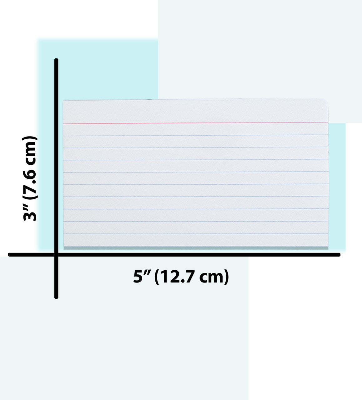 iScholar Ruled Index Cards 3" x 5", 100 Ct