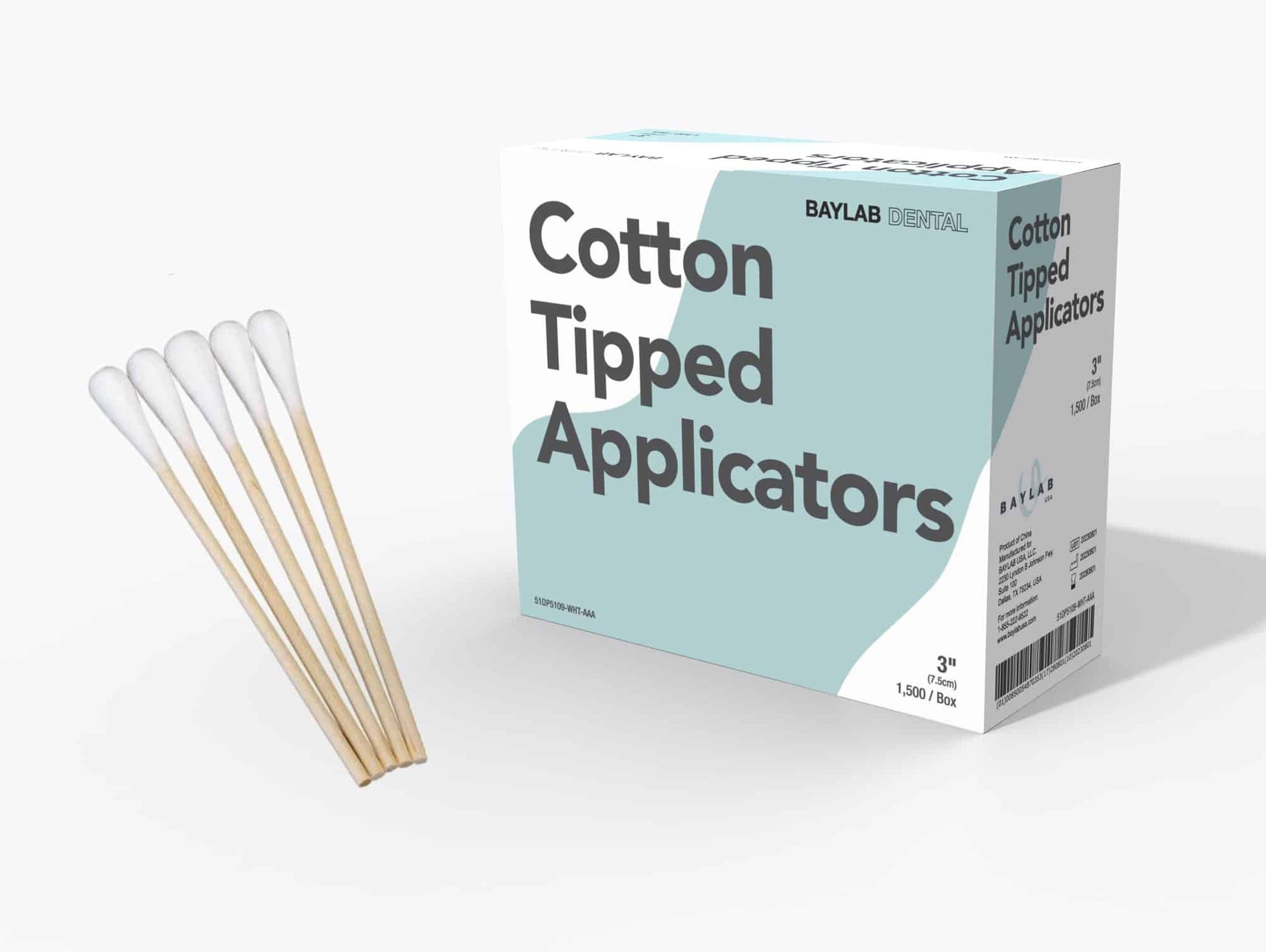 SS COTTON TIP APPLICATOR 300CT