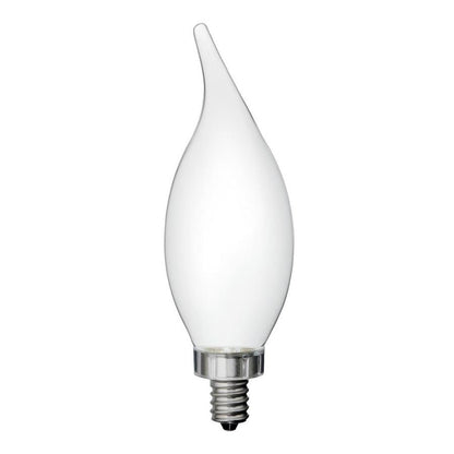 GE Lighting Vintage Style CA11 LED Light Bulbs, Decorative Candle Bulbs, Amber Glass, 40 Watt Replacement