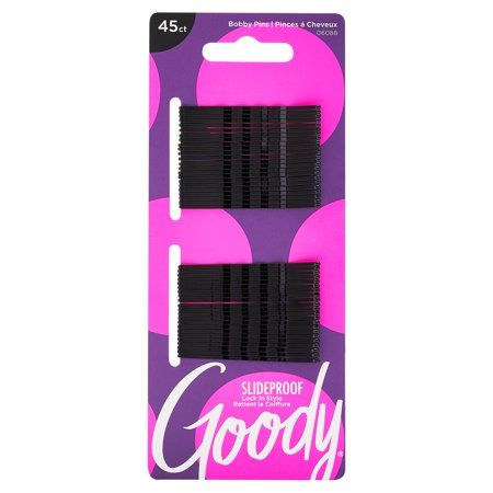 Goody #03704 Bobby Pins Black 90 Count  (6in)