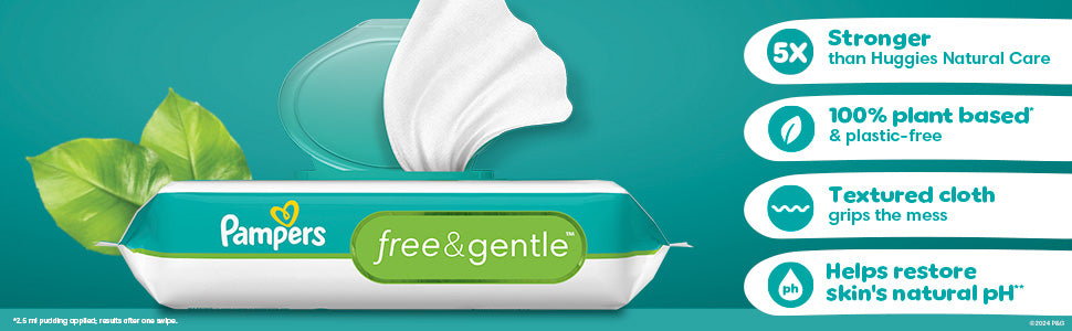 PAMPERS FREE AND GENTLE PA 52 FF