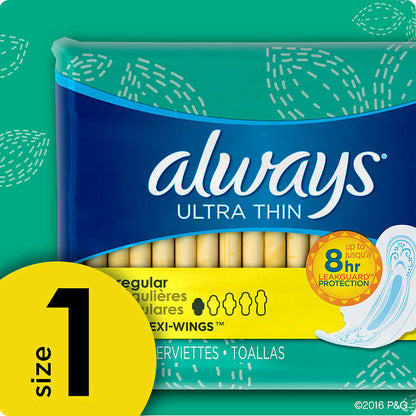 ALWAYS ULTRA THN FLXW OVRNT PAD 12X16CT
