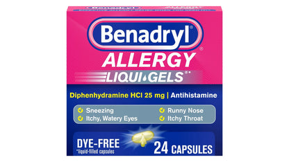 BENADRYL ALLERGY DYE FREE 25 MG SGC 48