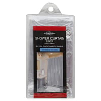 Royal Crest Shower Curtain Liner, DPC - Clear