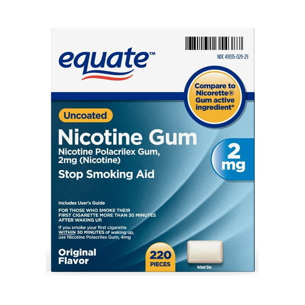 GNP NICOTINE 2 MG UNCOATED ORIG GUM 20CT