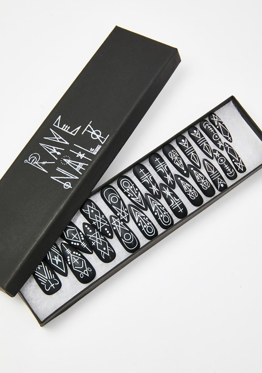 RAVE NAILZ Designer Press On Nails - Cast A Spell Nailz