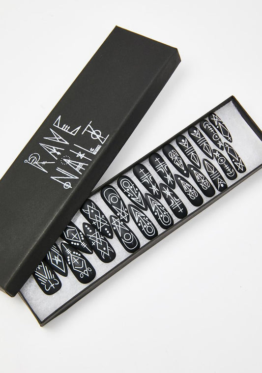 RAVE NAILZ Designer Press On Nails - Cast A Spell Nailz