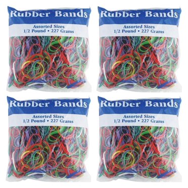 Scunci Medium size polybands in re-sealable bag, 500 pcs