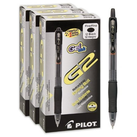 Pilot G2 Metallics Premium Refillable & Retractable Gel Pens, Fine Point (0.7mm), Assorted, 2 Count