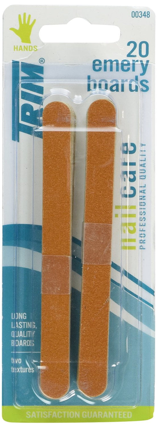Trim Nail Care Emery Boards Regular 10 Count 4.5Inch (6in)