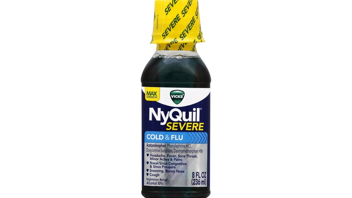 VICKS NYQUIL SEVERE COLD/FLU LIQ 1OZ