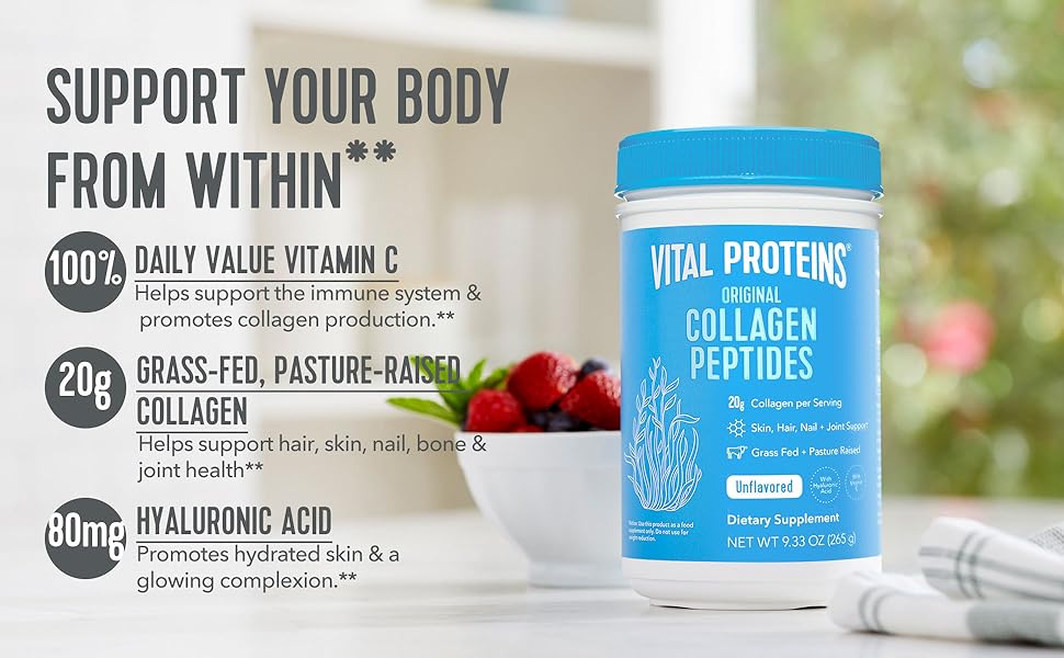 COLLAGEN PEPTIDES PW 10OZ VITAL