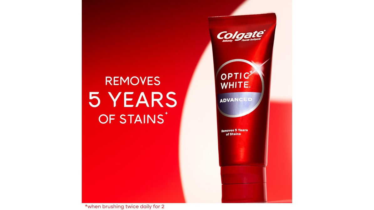 COLGATE OPTIC WHITE ADV T/P ICY 3.2OZ
