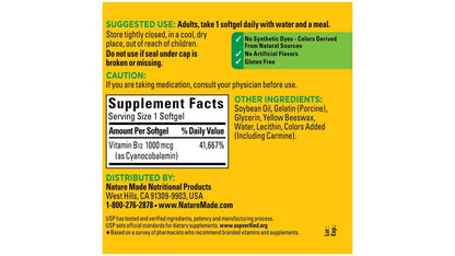 VITAMIN B12 1000 MCG TAB 100CT GERI