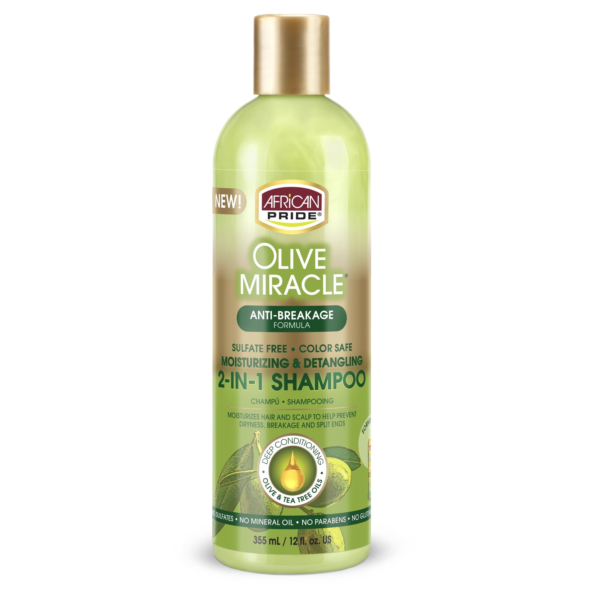 African Pride Olive Miracle Moisturizing Anti-Breakage Formula, 12 oz