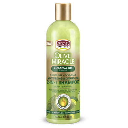 African Pride Olive Miracle Moisturizing Anti-Breakage Formula, 12 oz