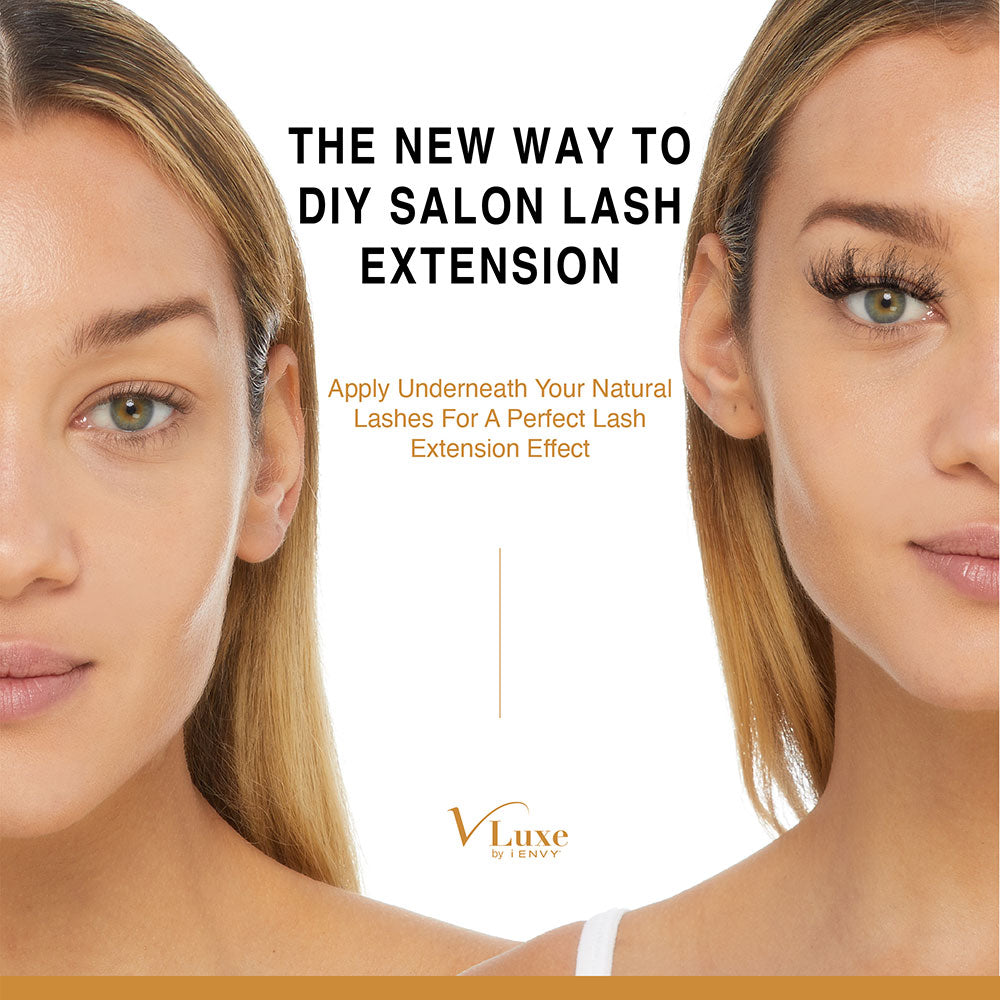 Kiss Vluxe Real Mink Lashes Champagne Pink