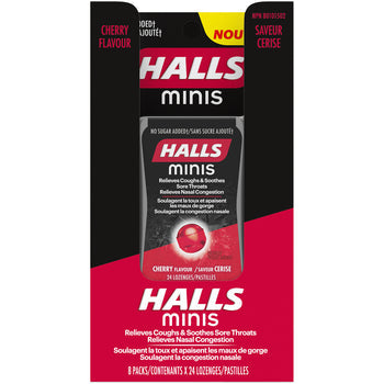HALLS MINIS SF WATERMELON LOZ 24