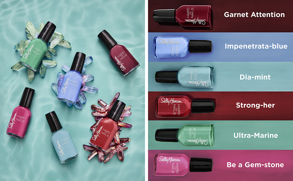 Sally Hansen  Hard as Nails Color - Iridescent Sea - Strong-her - 0.45 fl oz.