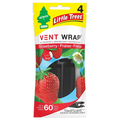 Little Trees Strawberry Hanging Air Freshener - 3 pack
