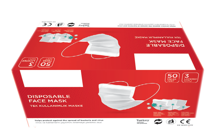 MASK,CIVIL USE,3 PLY